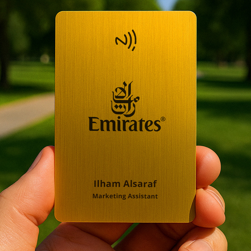 Metal Gold NFC Smart Business Card