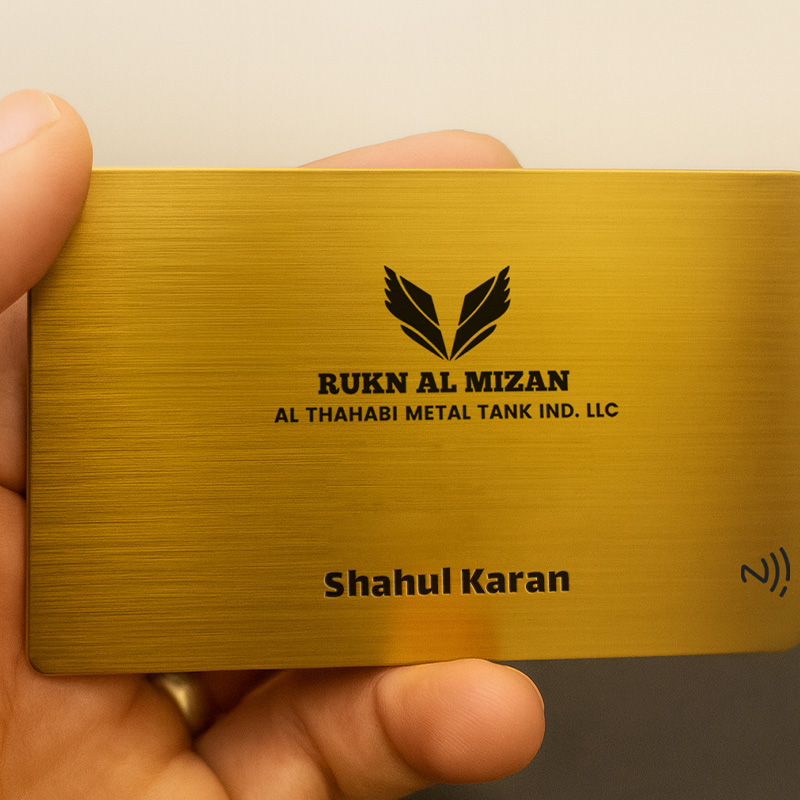 Metal Gold NFC Smart Business Card