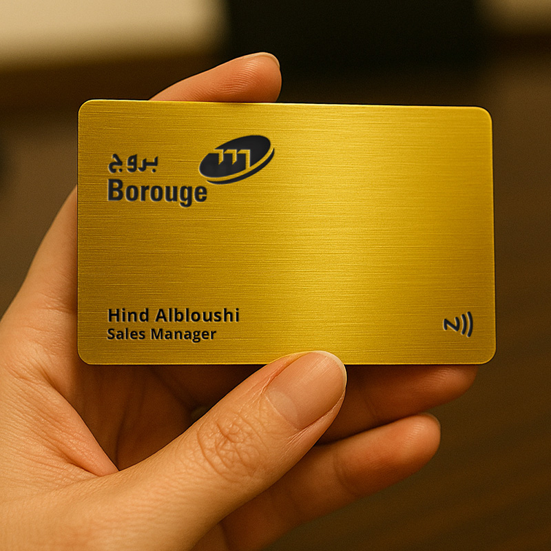 Metal Gold NFC Smart Business Card